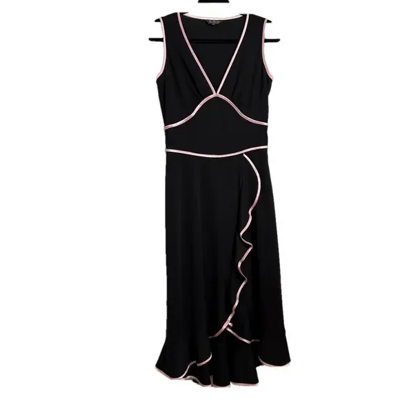 ABS by Allen Schwartz high low asymmetrical cocktail dress - Picture 3 of 10